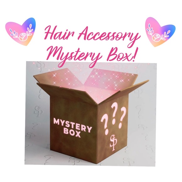 Large Mystery Box with Hair Accessories! 10 to 12 items! Value AT LEAST $100